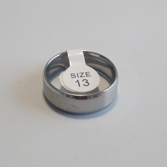Other - Silver Plated Band Style Ring Size 13